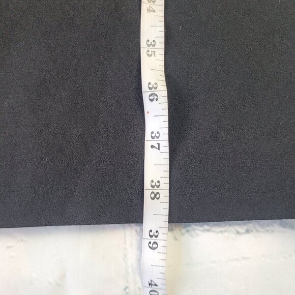 NWT E. Tahari black with navy detail sleeveless midi sheath dress size 8 - Picture 5 of 15